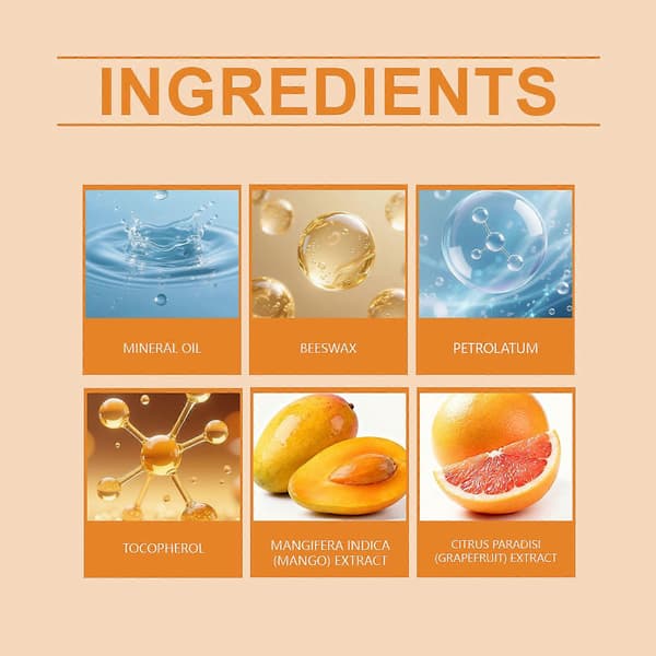 2st Mango Grapefrukt Kroppsvårdsstick, Deodorant, Uppfriskande, Icke-klibbig, Återfuktande, Antioxidant