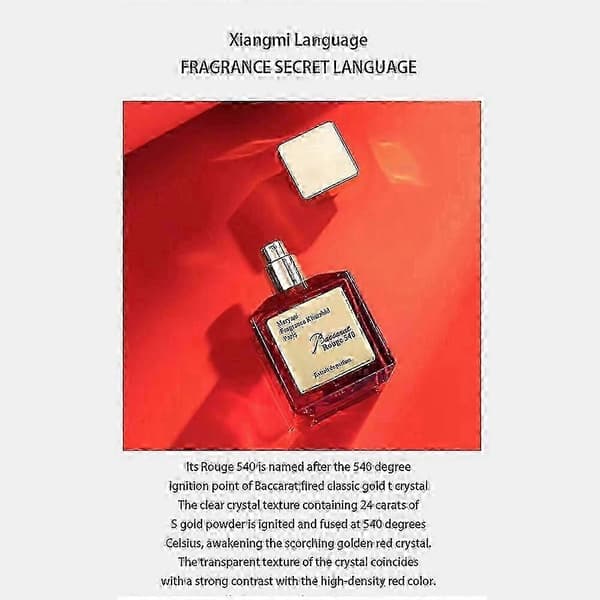 Baccarat Rouge 540 Extrait De Parfum 70ml, Rik Langvarig Duft