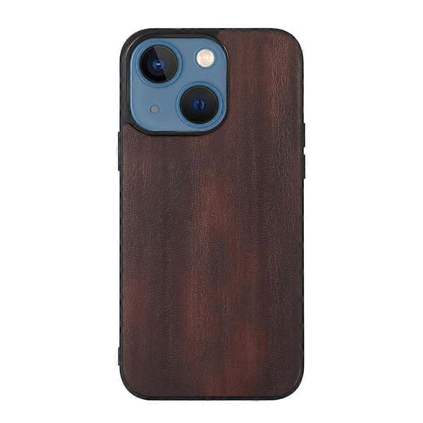 iPhone 13 keltainen lehmänkuvioinen PU-puhelinkotelo