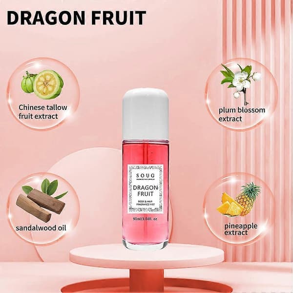 Vanilla Skin Hår- og Kroppsspray, Reisestørrelse Langvarig Duft for Hår og Kropp