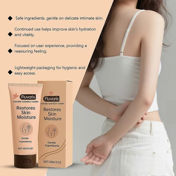 1-3X För Vaginal Åtstramande Kräm För Kvinnor Naturlig Återfuktande Formula Som Stöder Fasthet Och Boost (2st)