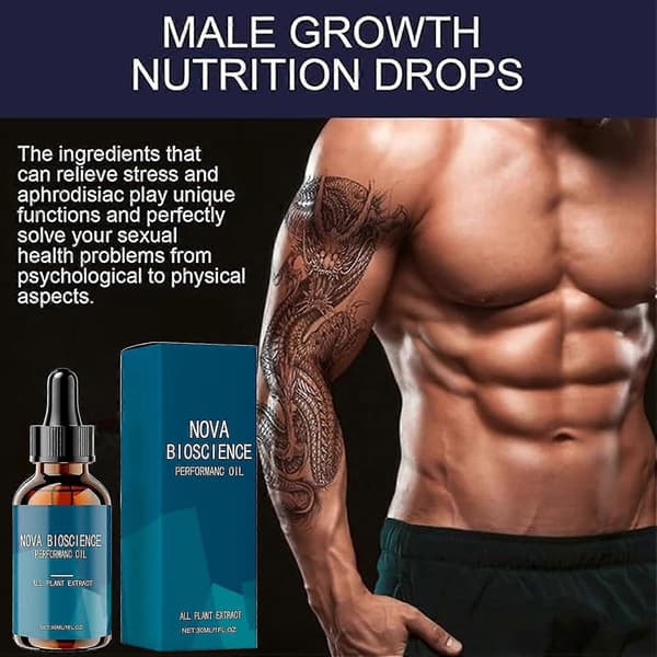 Nova Bioscience Performance Oil, Nova Bioscience Performance Oil for menn, menns komplekse menns dråper, sterke menn A