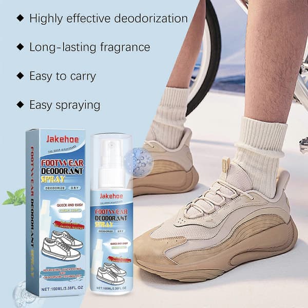 Sko- og strømpedeodorantspray Sko- og strømpedeodorant Sko indvendig deodorant Fødder deodorant Skoskab skodeodorant