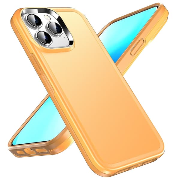 Enfärgat telefonfodral för iPhone 13 Pro Max för iPhone 13 Pro Max Orange