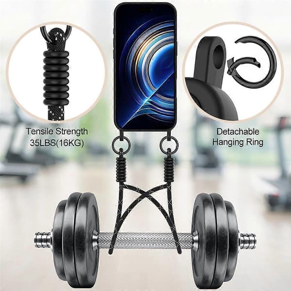 Compatible For iPhone 17 Air Case Liquid Silicone Card Holder Phone Back Cover With Short Strap