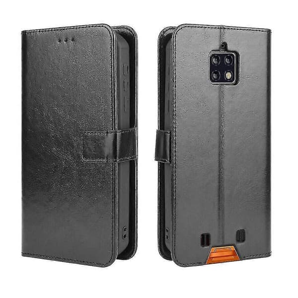 Oukitel WP6 Plånboksfodral, Stötsäkert PU Läder Flipskydd med Kortfack &amp; Ställ (A4)