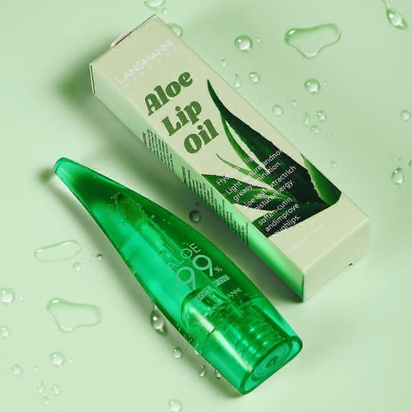 Magiskt temperaturfärgskiftande läppglans Aloe-Vera läppstift Läppfuktighetskräm