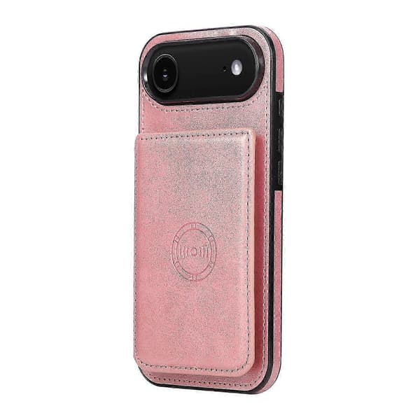 Til iPhone 17 Air Deksel Kortholder Støtteben PU-skinn+TPU Telefondeksel