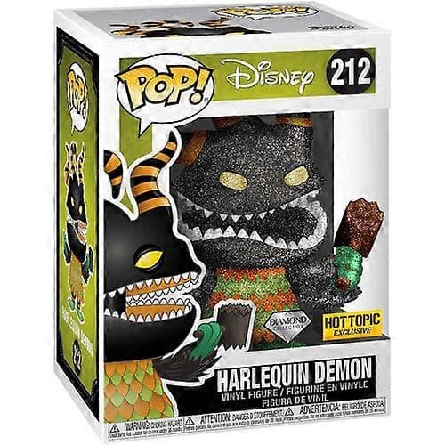 Nightmare Before Christmas Harlequin Demon kimalteleva Funko Pop! -vinyylihahmo