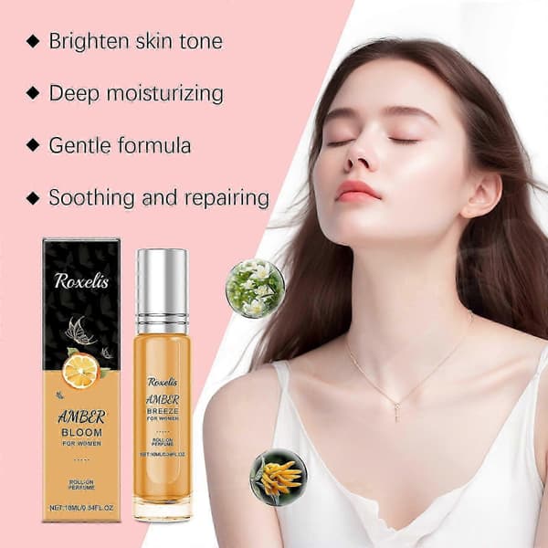 Jasminbollparfym, långvarig bärbar romantisk doft för par, enkel roll-on, 10ml