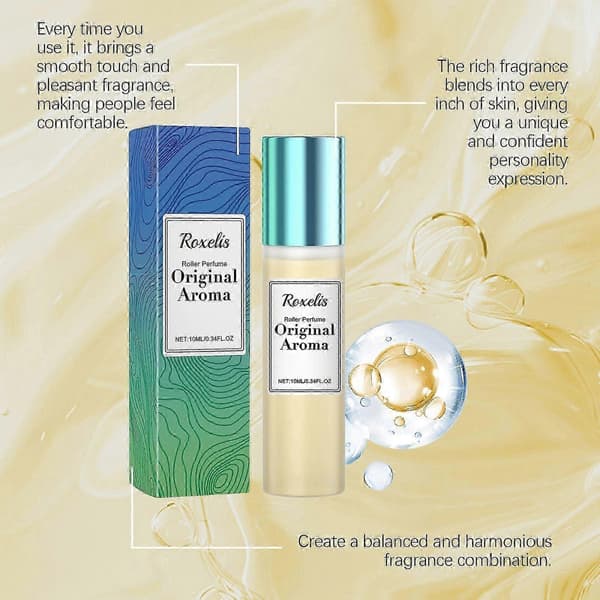 Ravbønne Charm Roll-on Parfume, langvarig elegant varm duft, 10 ml rejsestørrelse nem påføring