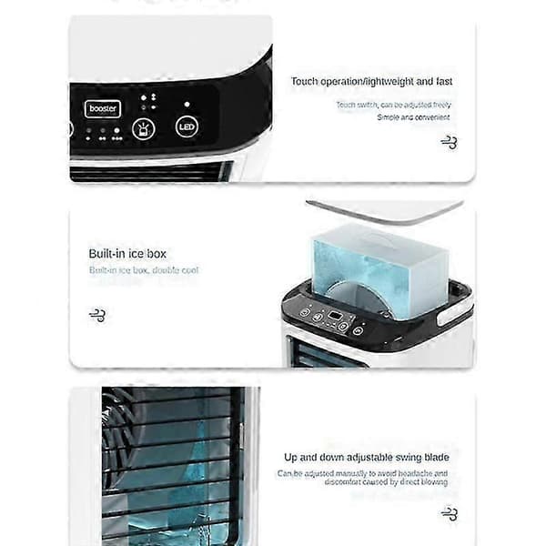Spray Kold Ventilator Hjem Mini USB Desktop Køling Lille Klimaanlæg Ventilator Bærbar Våd Våd Vand Spray Kold Ventilator