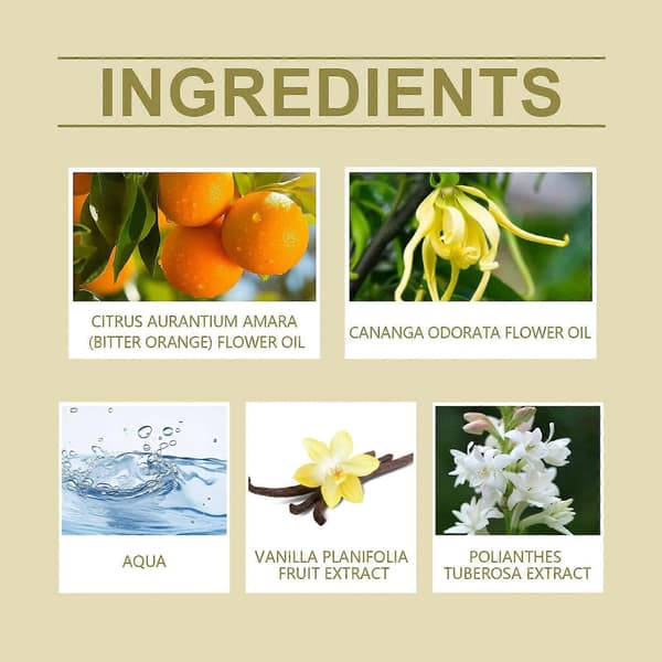 Blommig Parfym Presentförpackning, Tuberose Doft Resespray för Kvinnor, 3st 10ml