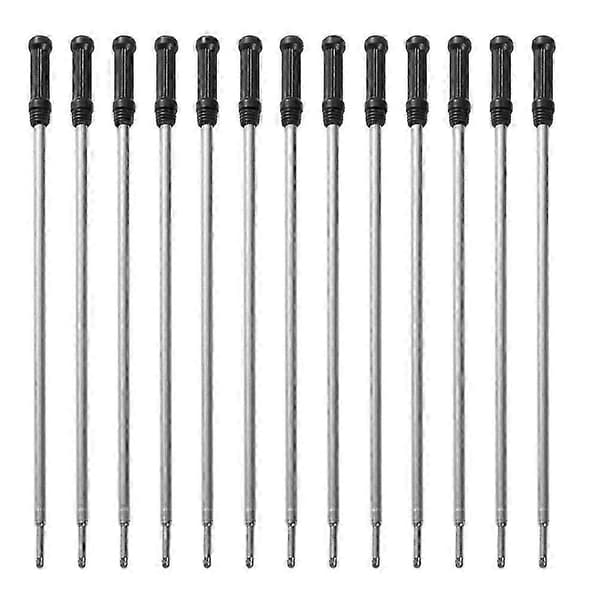 Twist pen refills til kuglepenne - 50 stk sorte udskiftelige refills
