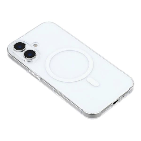 Kompatibel med iPhone 16 Plus Crystal Clear Case Kompatibel med MagSafe Hard PC Phone Cover