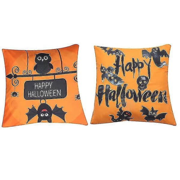 2 stk. Happy Halloween putetrekk