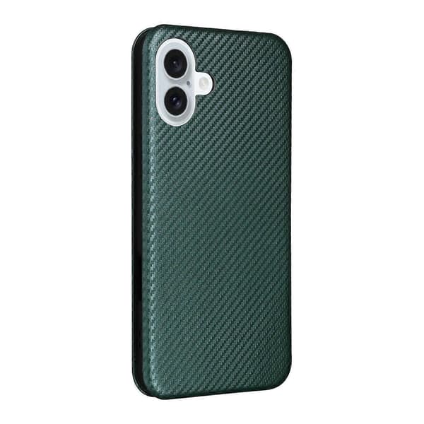 Lädertelefonfodral för iPhone 16