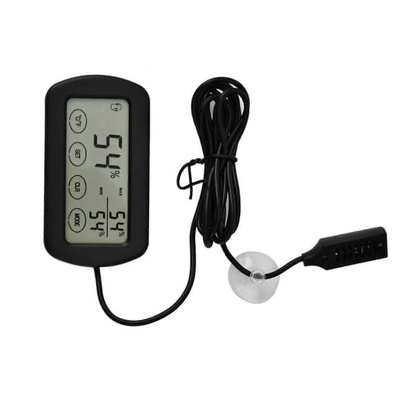 LCD-skjerm Egginkubator Reptiltank Digitalt Termometer Hygrometer