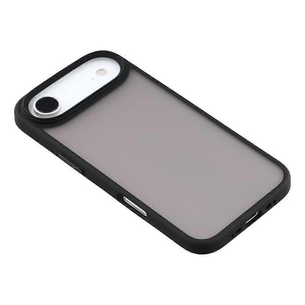 Kompatibel med iPhone 17 Air-deksel Støtsikkert TPU + PC-telefonbakdeksel med metallknapper