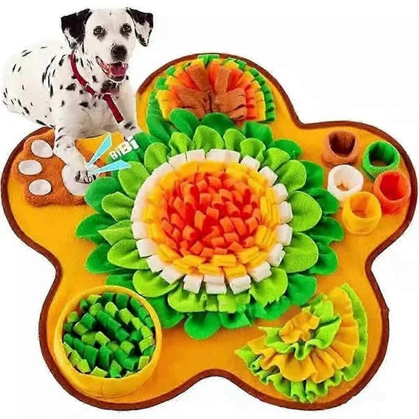Snusematte for hund Multifunksjonell hundematte mot kjedsomhet for hund med Pupsicles hundeleker godbitdispenser