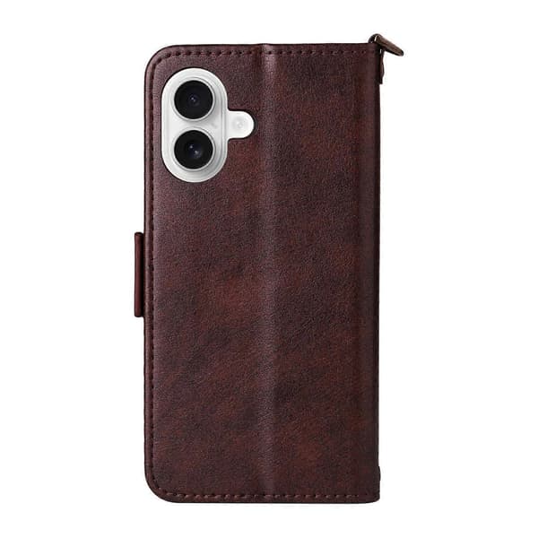 Lädertelefonfodral för iPhone 17