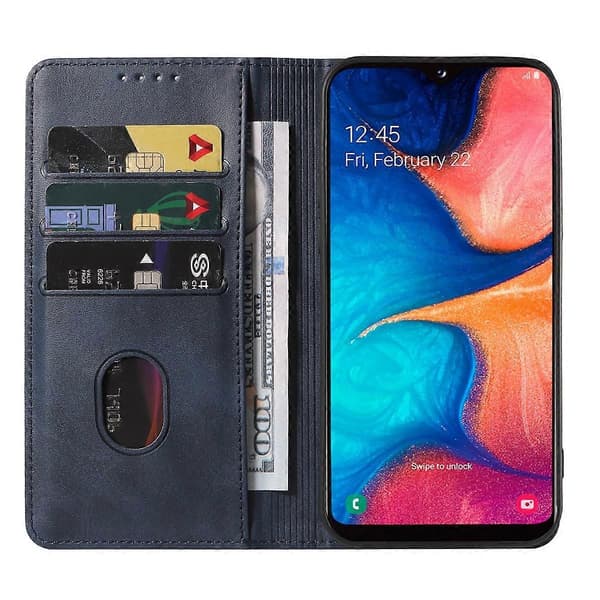 Magnetiskt läderfodral för Samsung Galaxy A20e