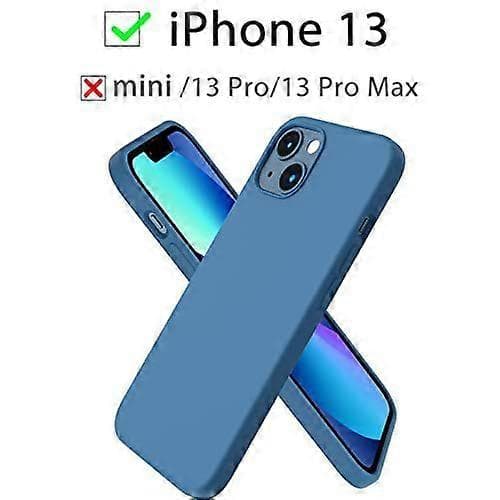 Kompatibel med iPhone 13-deksel 6.1, med MagSafe-lys blå