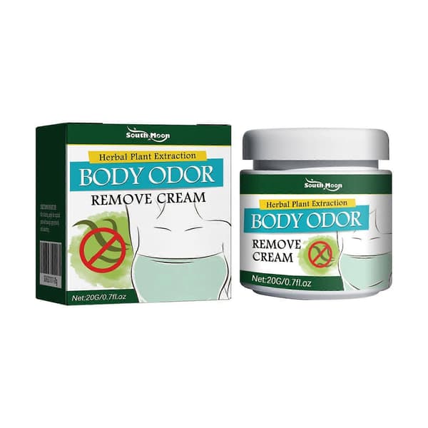 Armhule Deodorant Creme - Forfriskende Lugtfjernelse, Skånsom Urteformel, 20g