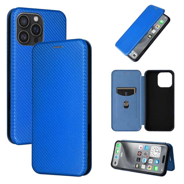 Lædertelefoncover til iPhone 16 Pro