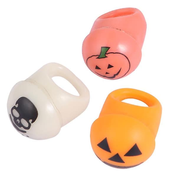 6 stk Halloween-ringer for Halloween-dekorasjoner