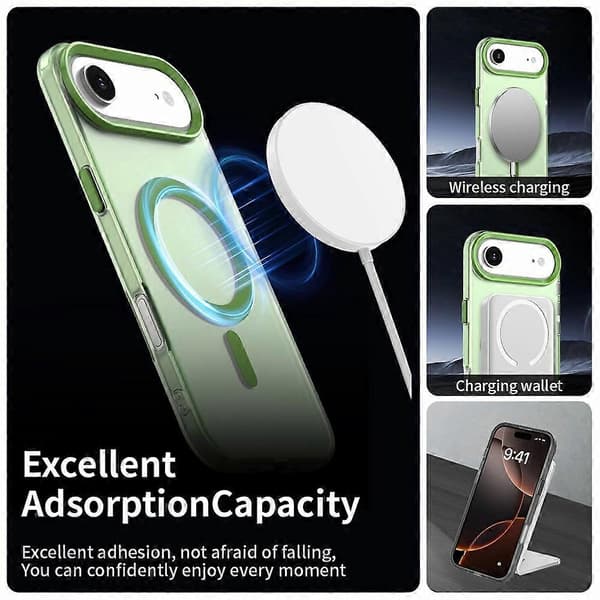 For iPhone 17 Air Case Compatible with MagSafe Anti Drop Hybrid Phone Back Cover