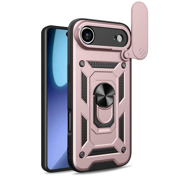 Skjutbart kameraskydd Design TPU+PC Telefonfodral (För iPhone 17 Air)