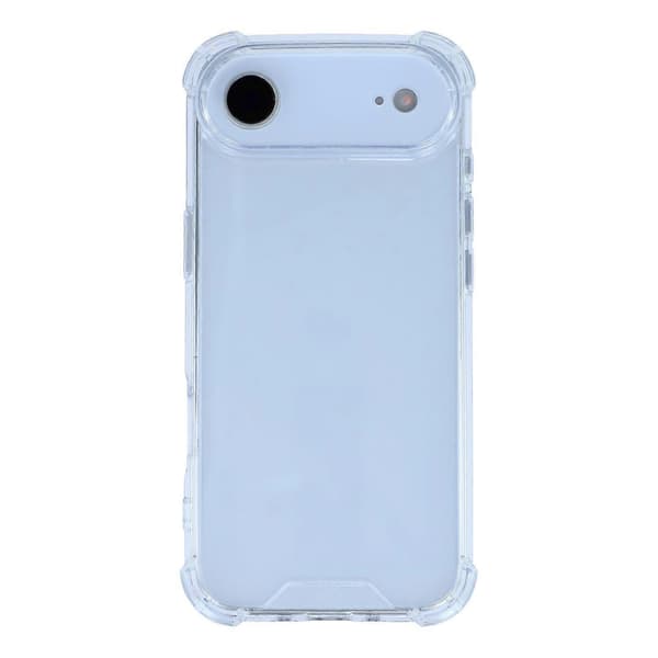 Til iPhone 17 Air-deksel Forsterkede hjørner TPU-ramme+akryl bakside telefondeksel