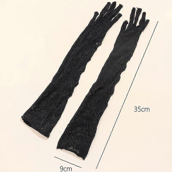 Mode Net Handsker Gotiske Mørke Net Handsker Halloween Cosplay Handsker