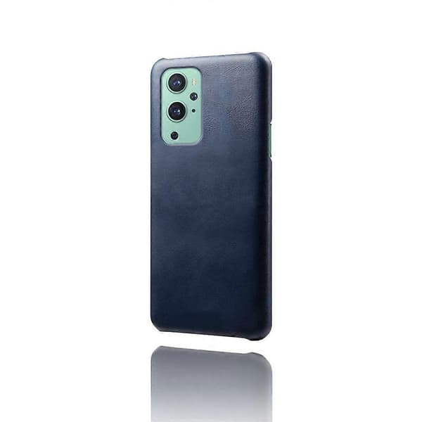 KSQ PU Läderbelagt PC-telefonfodral för OnePlus 9 Pro (Blå)
