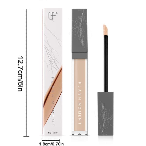 FlashMoment Makeup Base Oljefri Full Täckning Concealer Långvarig Flytande