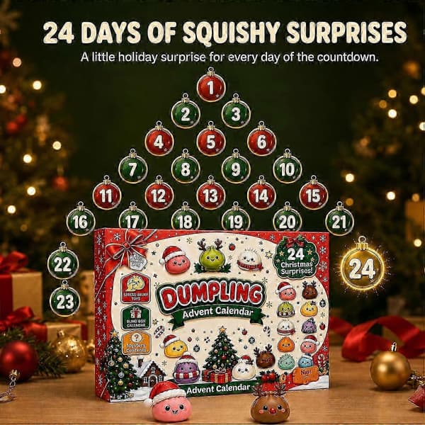 Jule-Squishies Adventskalender 2026, Dumpling Nedtællingskalender