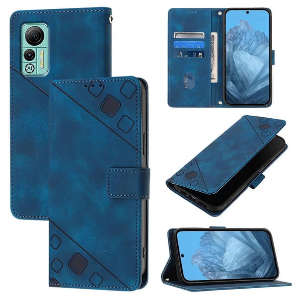 Läderfodral med präglat skinnutseende för Ulefone Note 14