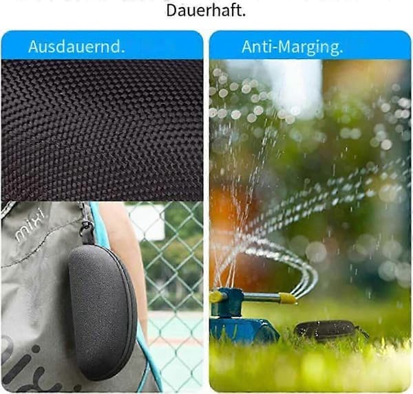2-pack glasögonfodral i denim med dragkedja, bärbara glasögonhållare