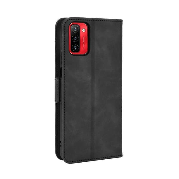 Skinnfodral med kalvmönster för Ulefone Note 12P (Svart)