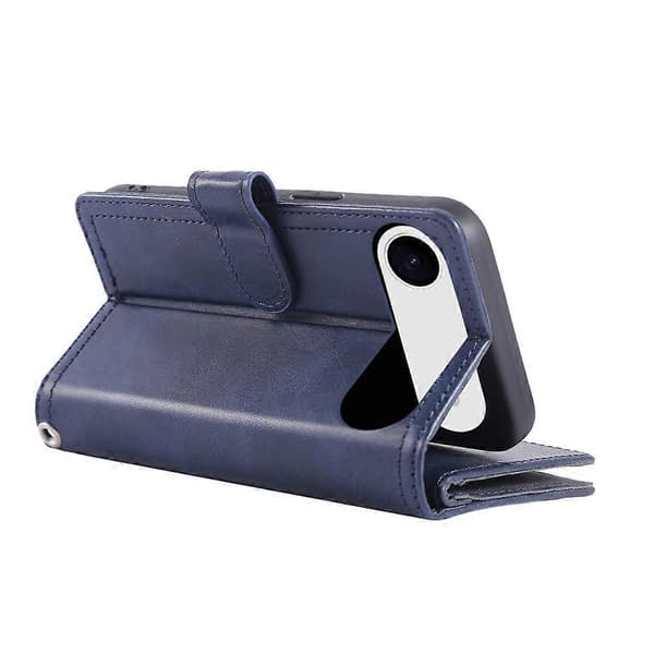 Kompatibel til iPhone 17 Air Case Split Læder Magnetisk Pung Telefoncover Med Håndledsrem