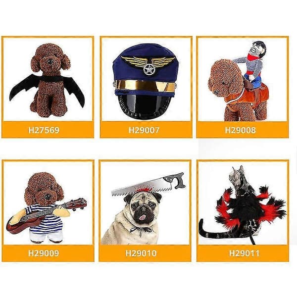 Lemmikkieläinten Halloween-asu, musta