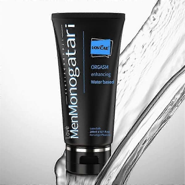 Egnet for analsex 50/200 ml vannbasert glidemiddel for menn, lett å rengjøre A