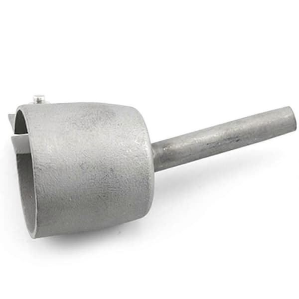 4st Set 8mm Rund & Triangulär Hastighetssvetsmunstycke Fästmunstycke för Varmluftssvetsbrännare Svetsning av Plaststavar