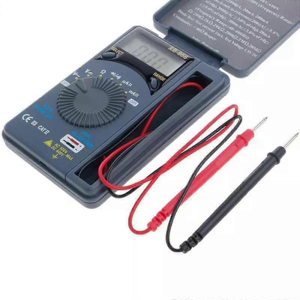 XB866 Mini Auto Range LCD Voltmeter Tester Verktyg AC/DC Fick Digital Multimeter