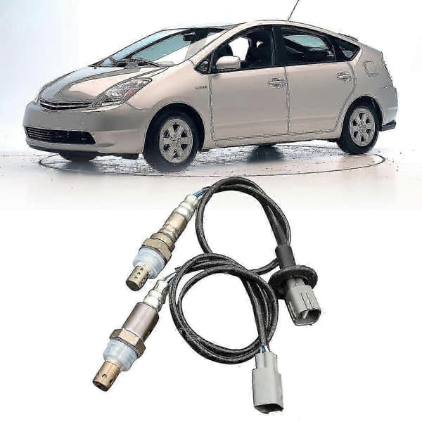 2 st Syresensor O2 Sensor 1 &amp; 2 för 2004-2009 Prius 1.5L Övre &amp; Nedre