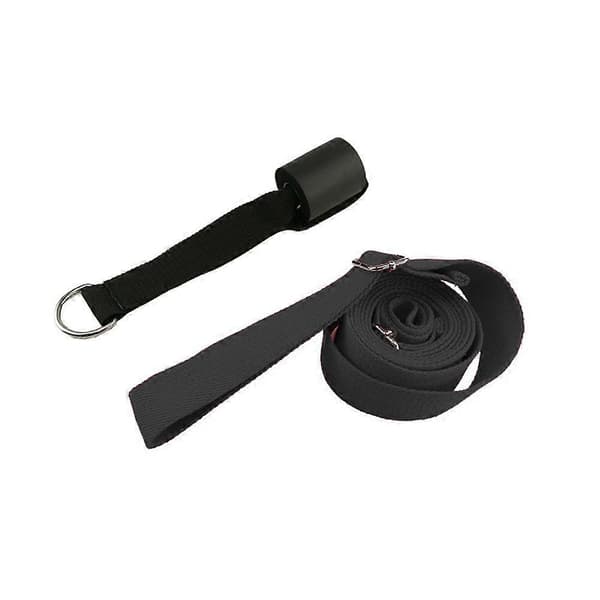 Adjustable Leg Stretcher Stretch Band Physical Therapy Exercise Straps for Stretching, Black