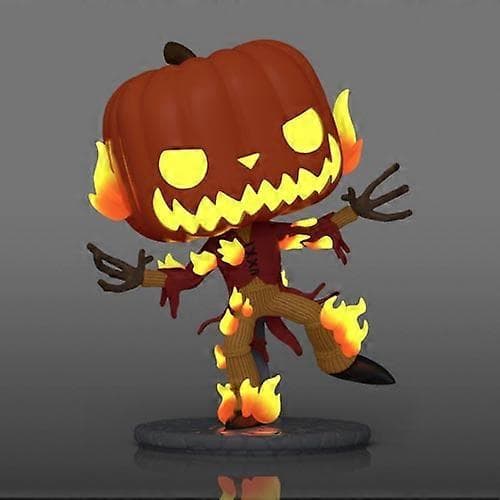 Nightmare Before Christmas Pumpkin King US Exclusive 30-års jubilæum Glow Pop! Vinyl