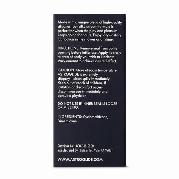 Astroglide X Premium silikon personlig glidemiddel, 2,5 oz A