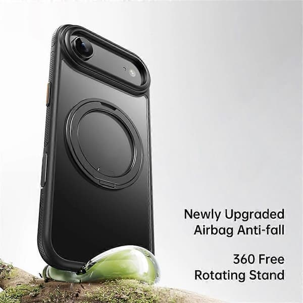 Kompatibel med iPhone 17 Air Cover Kompatibel med MagSafe Kickstand TPU PC-telefonbagside